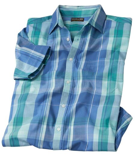 Men's Blue Island Checked Shirt
