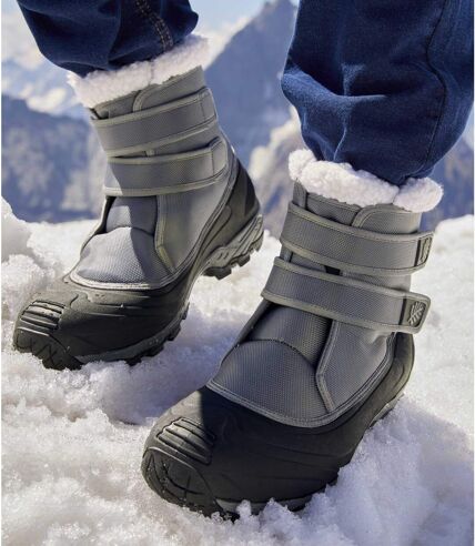 Men's Sherpa-Lined Snow Boots