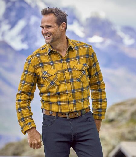 Kockás flaneling