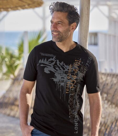 Le Lot de 2 Tee-Shirts Col V