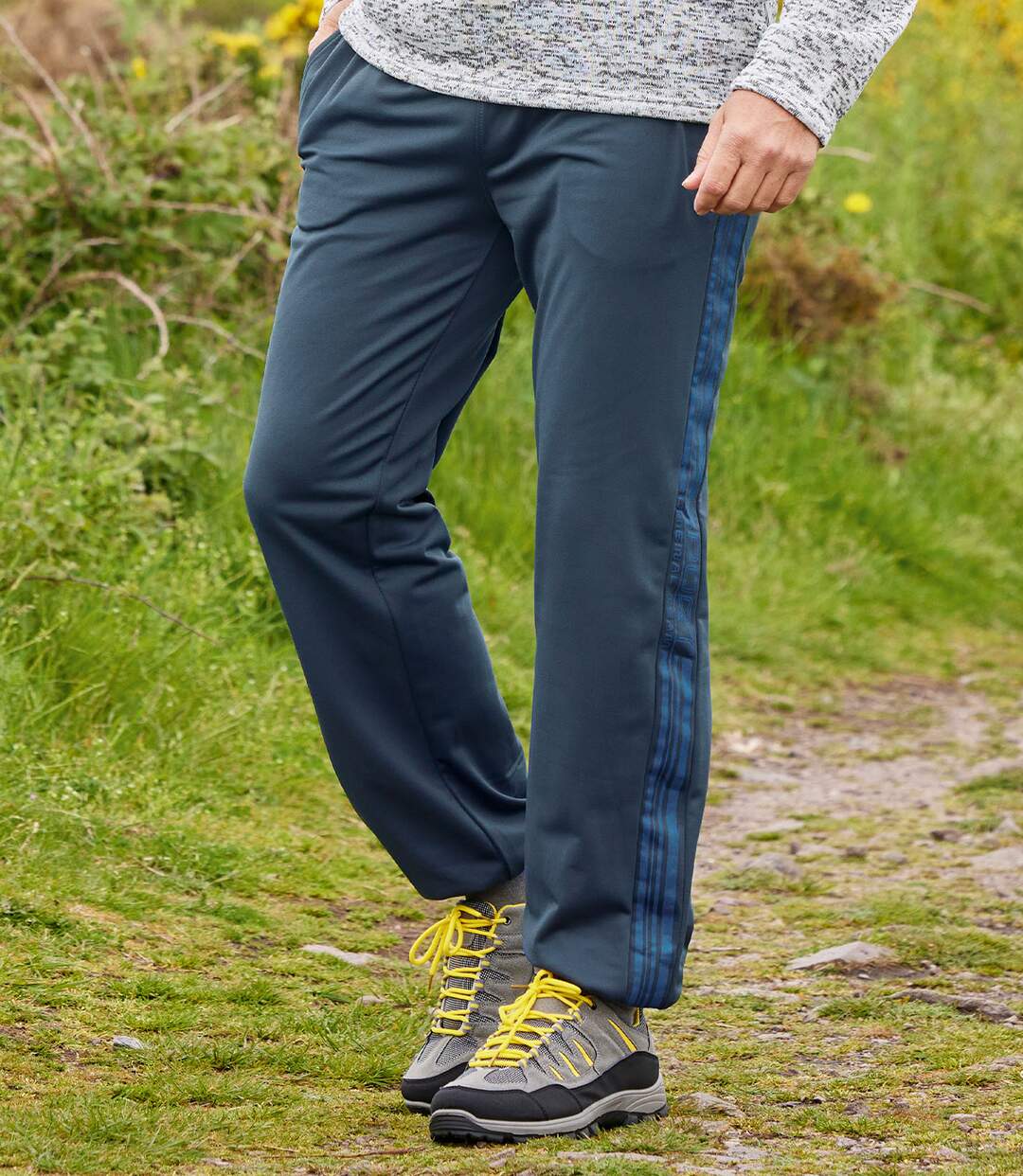 Men's Navy Jogging Bottoms-2