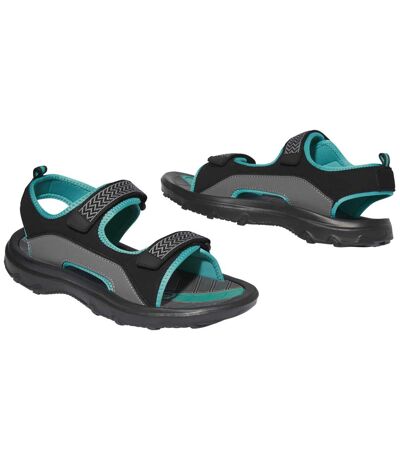 Men's Summer Sandals - Black Grey Green