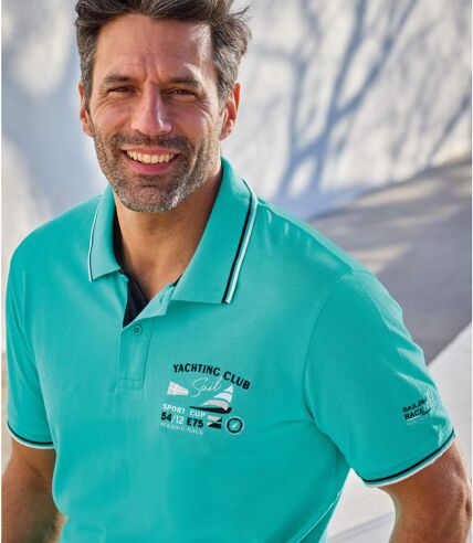 Zestaw 2 koszulek polo z piki Yachting Club 