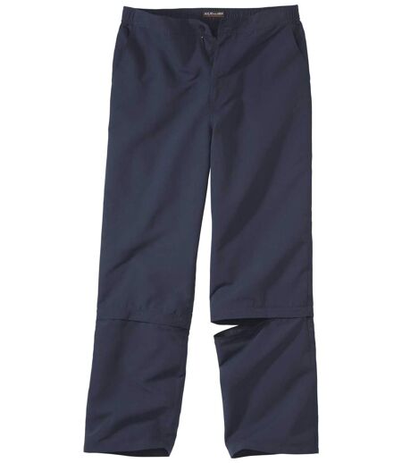 Men's Navy 2-in-1 Convertible Trousers