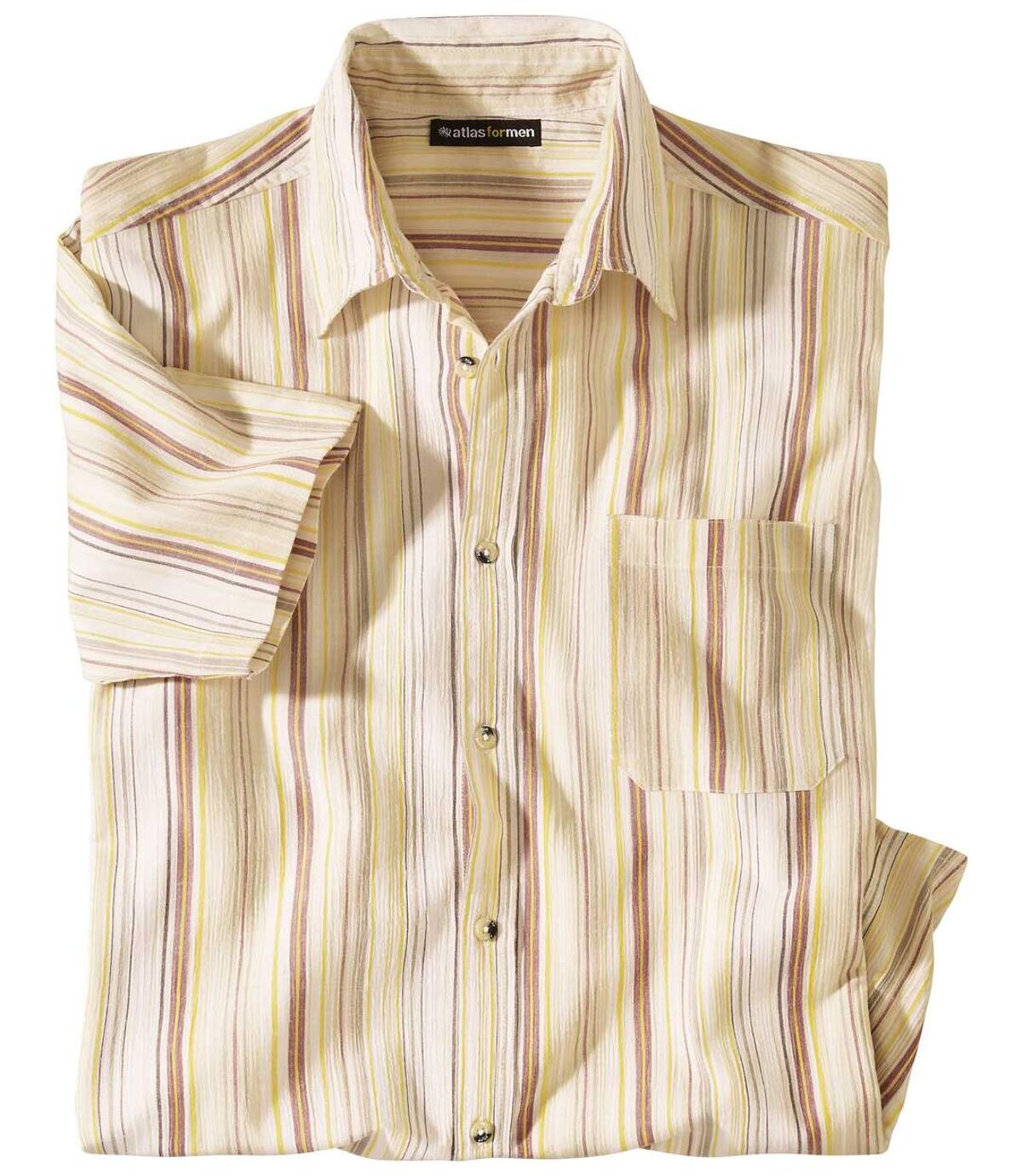 Men's Striped Crepe Shirt Atlas For Men