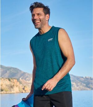 Débardeur Homme Brillant Sport - Coupe Courte Et Ajustée, Tissu Extensible, Pour Musculation, Fitness, Sortie