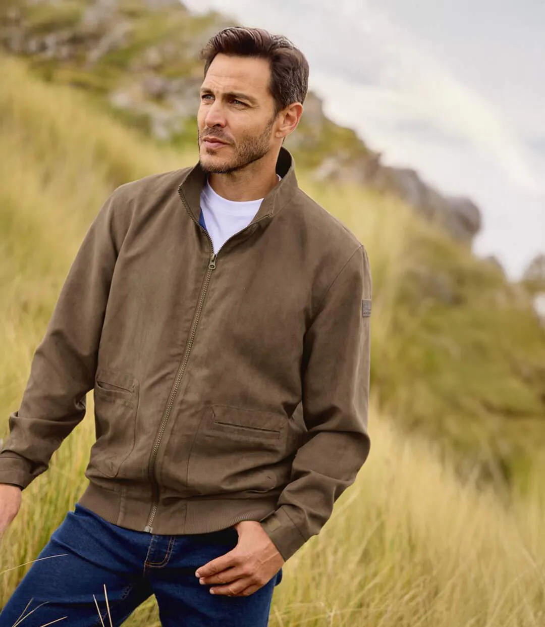 Le Blouson Suédine Doublé Polaire-4
