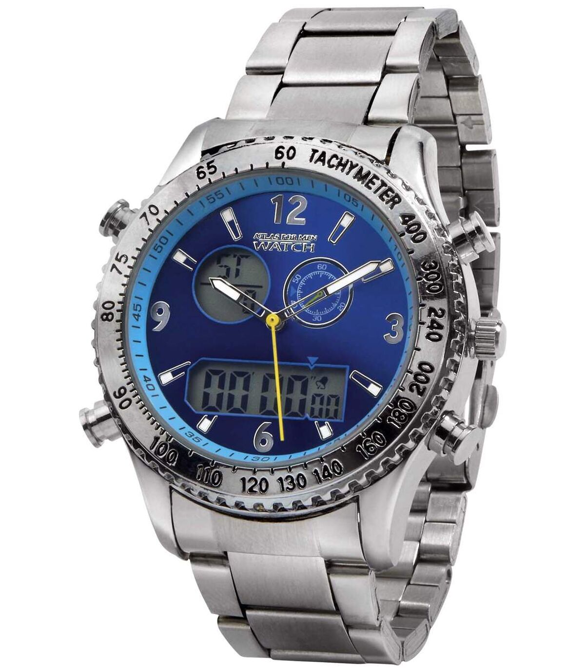Duální hodinky s chronometrem Atlas For Men