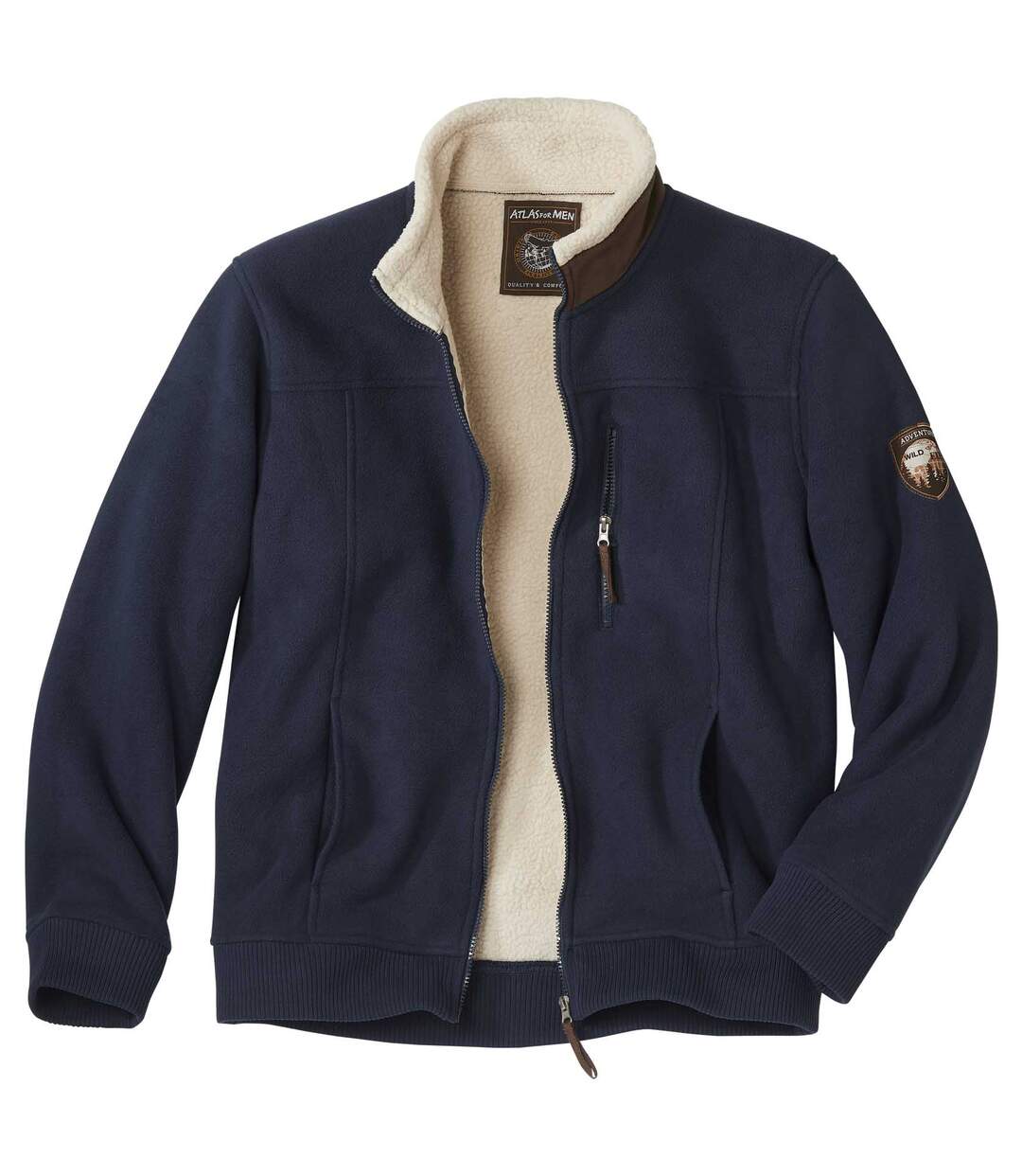 Secolo Men´s Fleece Men´s Light Weight Jacket Sz M Long Sleeve