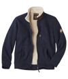 Men's Full Zip Sherpa-Lined Fleece Jacket Atlas For Men