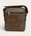Sacoche en simili cuir marron pour homme - Elégance décontractée - Choix pratique et durable-2