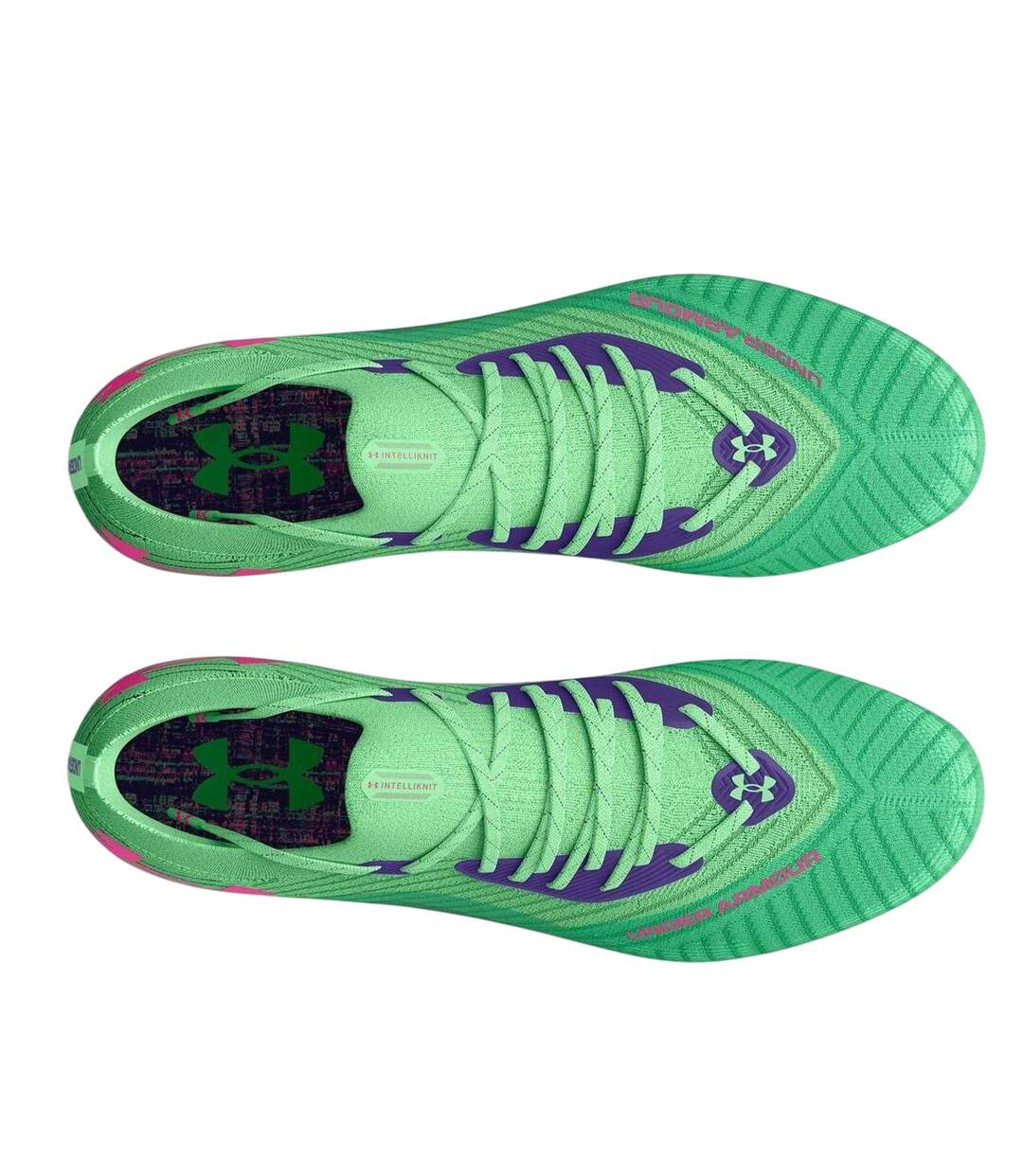 Mens Shoody Elite 2.0 Round Toe Football Boots Green Under Armour-3