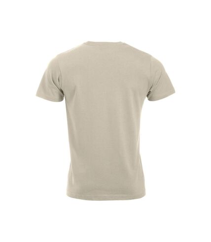 Clique Mens New Classic T-Shirt (Light Khaki) - UTUB302
