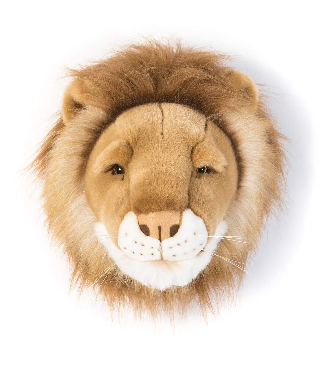 Peluche trophée mural Savane Lion Petit Cesar-2