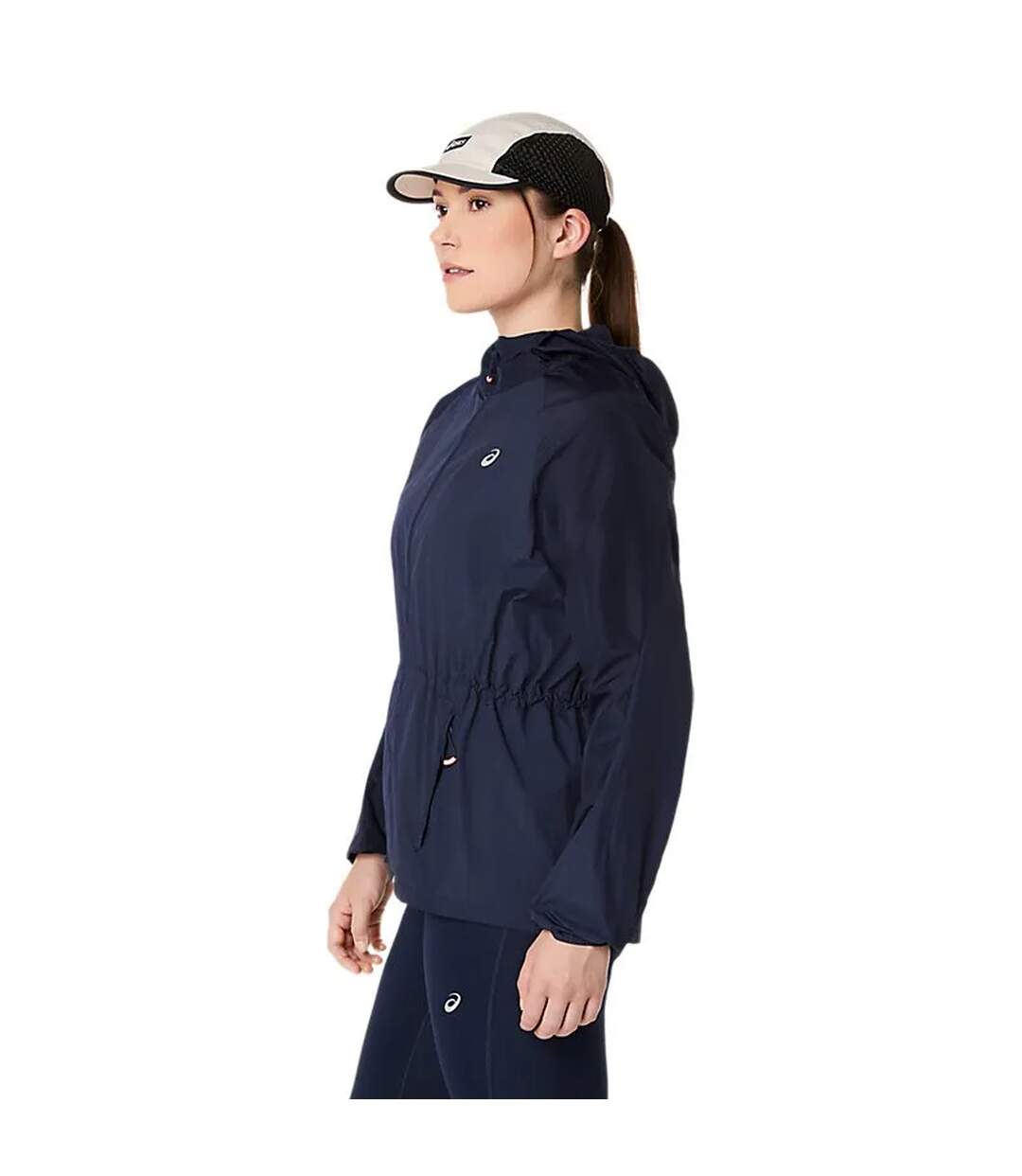 Veste Course À Pied Femme Bleu Nuit Asics-4