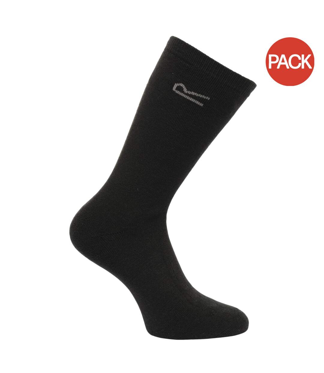 Lot de 5  Loop chaussettes thermiques paires homme noir Regatta