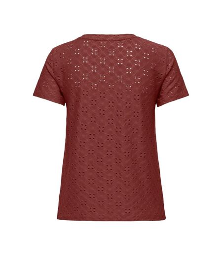 T-shirt rouge femme jdy cathinka - l
