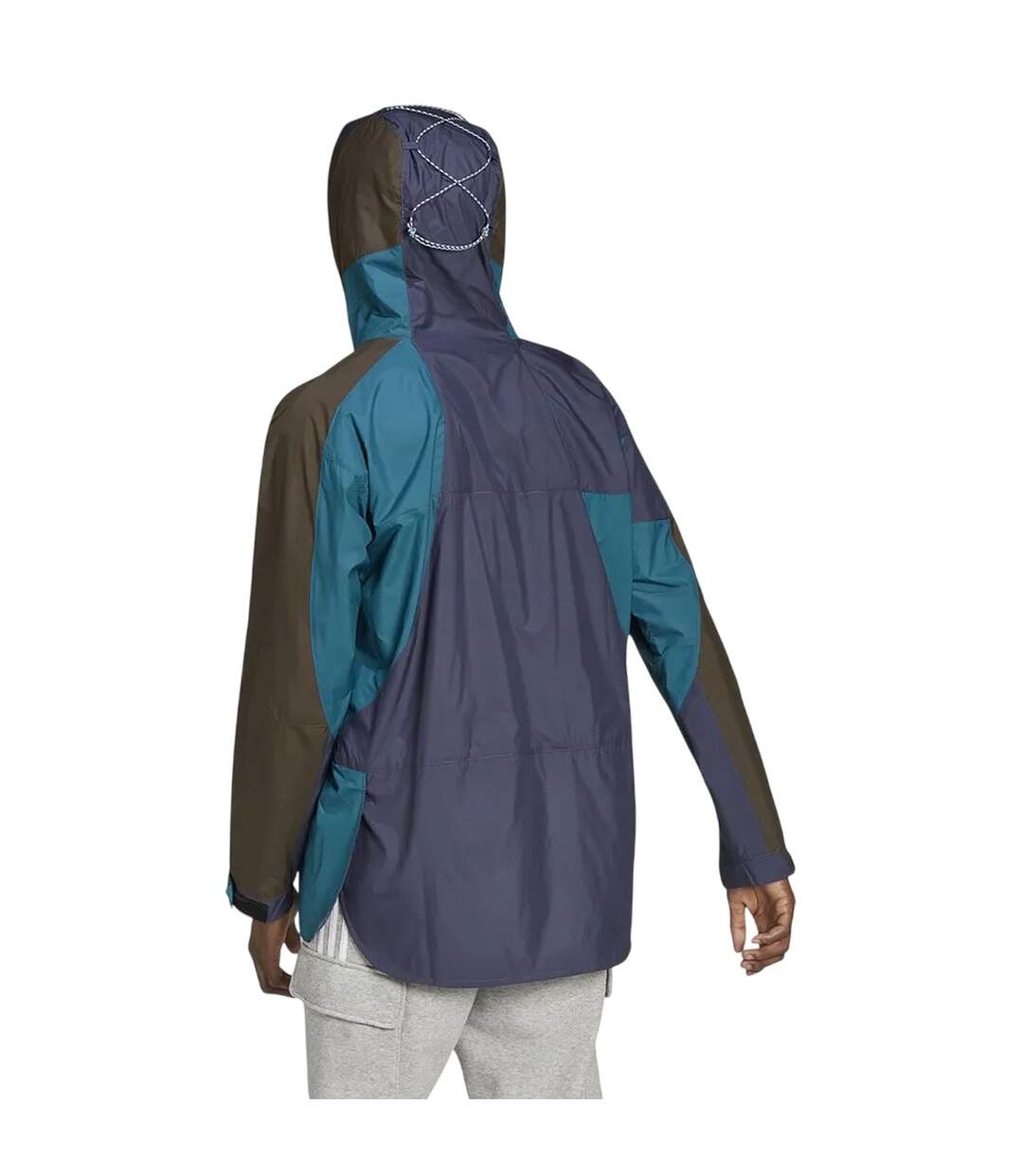 Veste Motif/style Blocs De Couleurs Homme Bleu Marine Foncé Marron Bleu Sarcelle Adidas-2