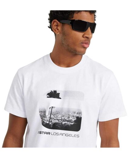 Mens Los Angeles T-shirt White G-Star