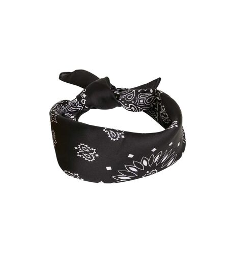Pack Of 2  Satin Bandana  One Size Black Cognac Urban Classics