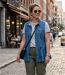Axone Denim-Confort Tunique en jean bleu coupe ample pour un style quotidien 100% coton-5