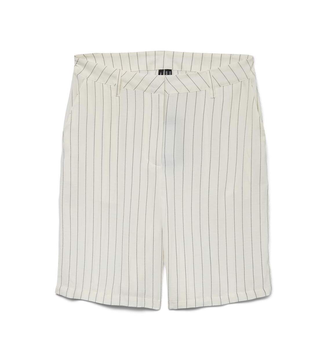 Short écru femme vero moda emma-2