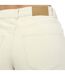 Womens/ladies Zuri Denim High Rise Loose Shorts Ecru Vero Moda-3