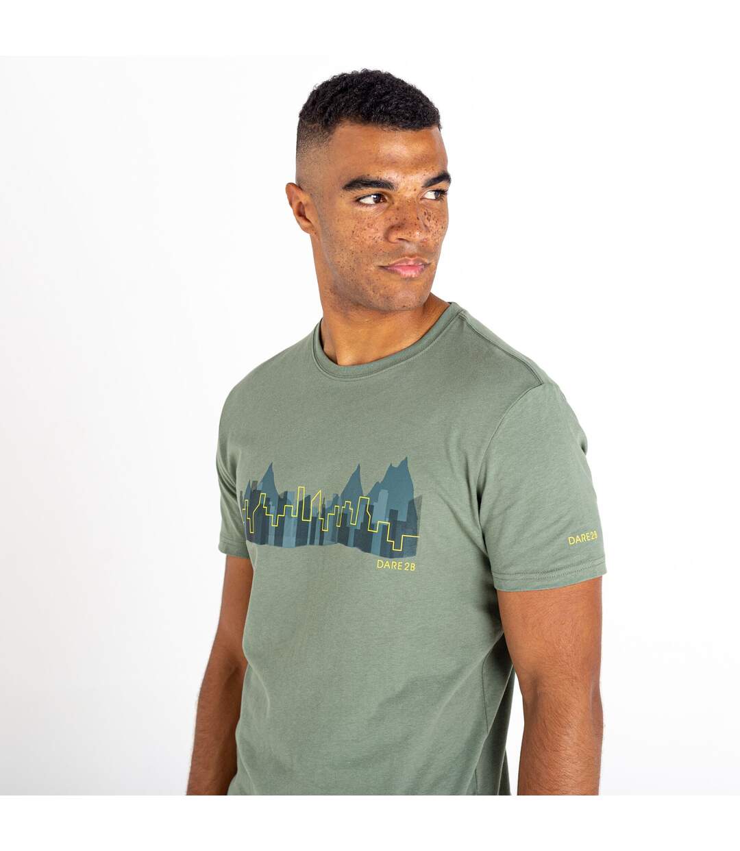 Dare 2B Mens Perpetuate Skyline T-Shirt (Agave Green) - UTRG7309