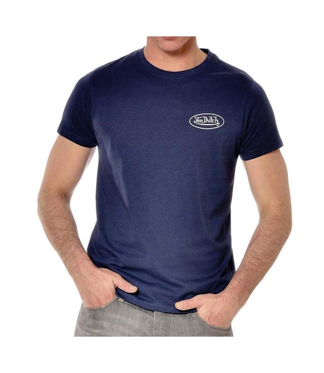 T-Shirt marine homme von dutch art-1