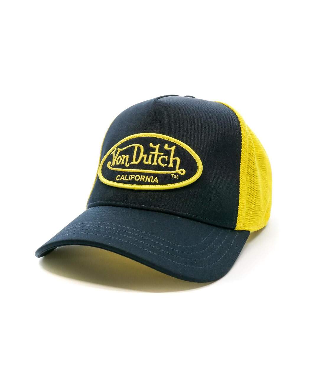 Casquette Jaune/Noire Homme Von Dutch Grafitti - Taille unique-1