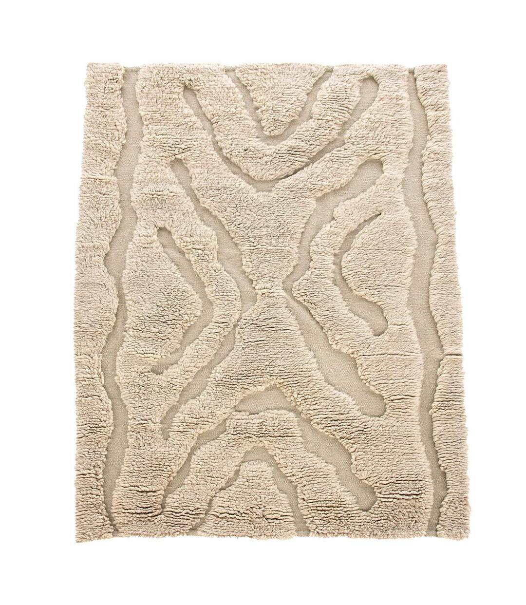 Tapis Déco en Laine Trondheim x Josefin 172x240cm Beige-1