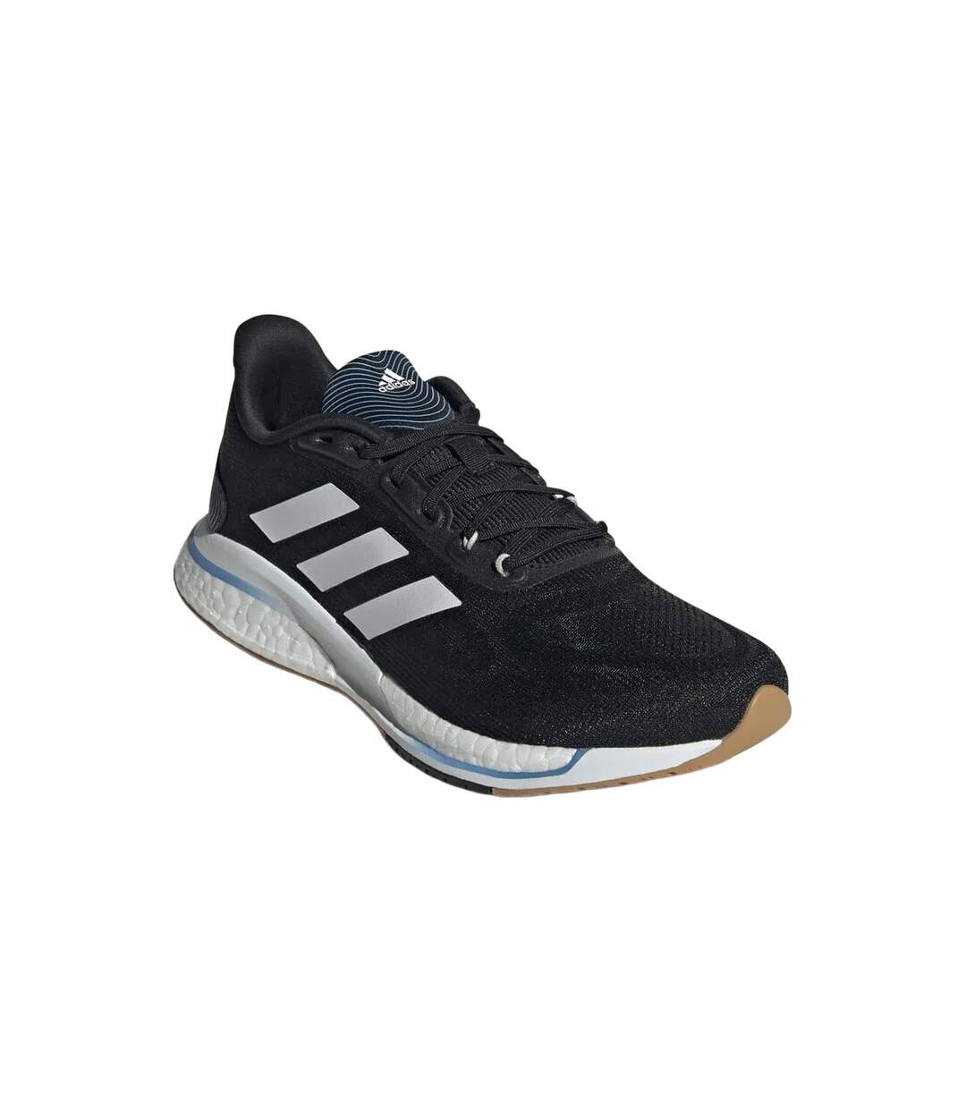 Womens/ladies supernova+ running shoes black Adidas-1