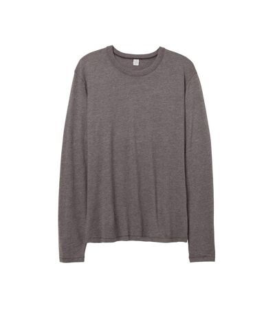 Alternative Apparel Mens 50/50 Keeper Long Sleeve T-Shirt (Charbon vintage) - UTRW7148