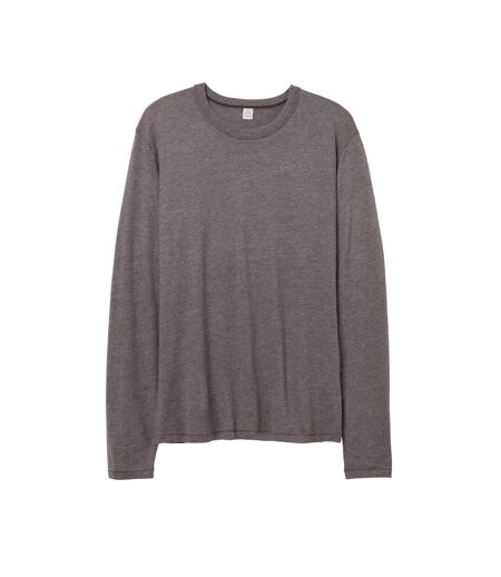 Alternative Apparel Mens 50/50 Keeper Long Sleeve T-Shirt (Charbon vintage) - UTRW7148