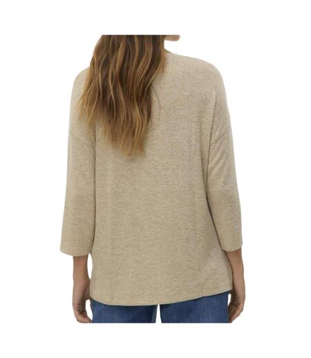 Pull beige chiné femme vero moda briannas