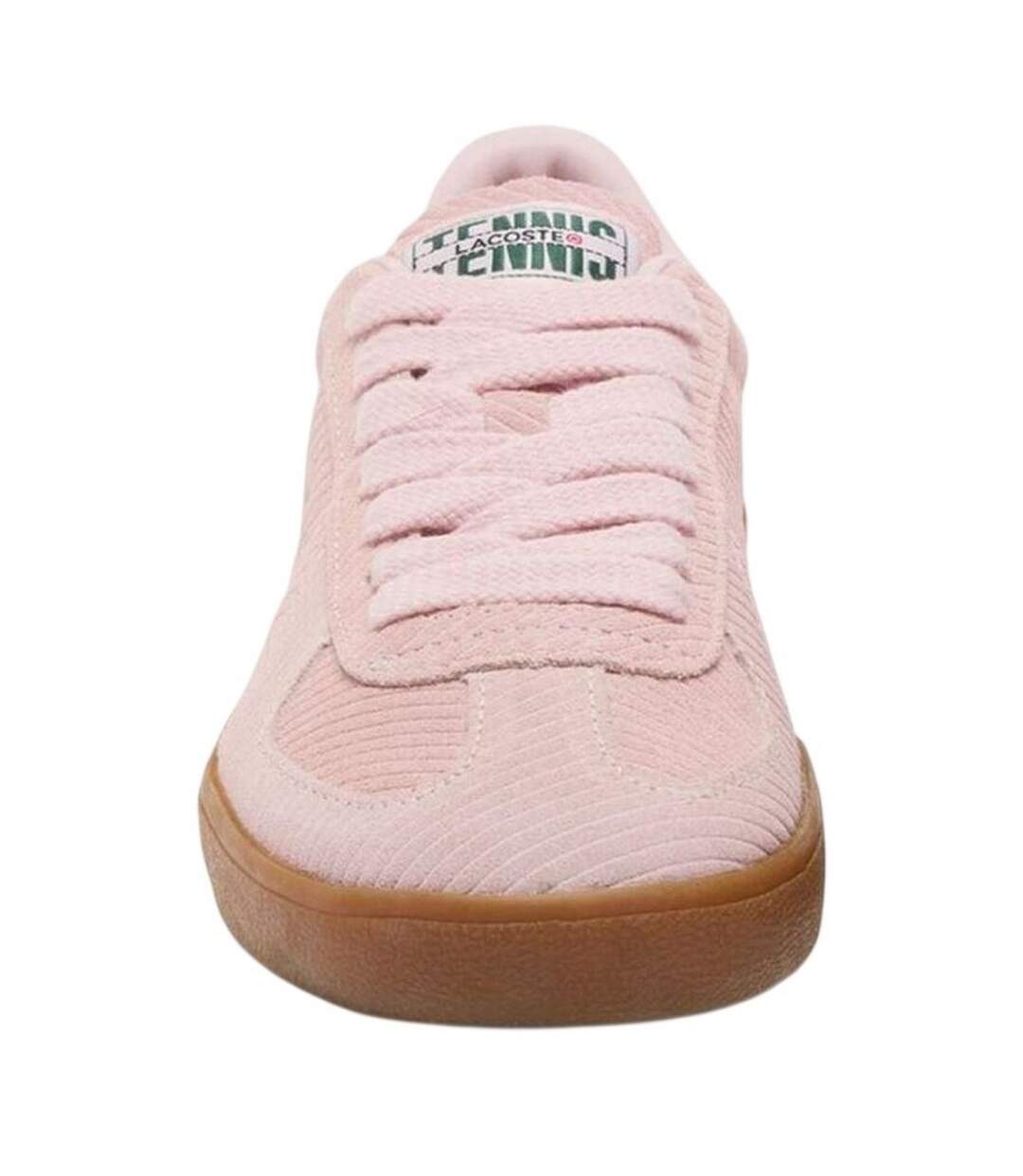 Baskets Motif/style Logo Pro Femme Rose Lacoste-3