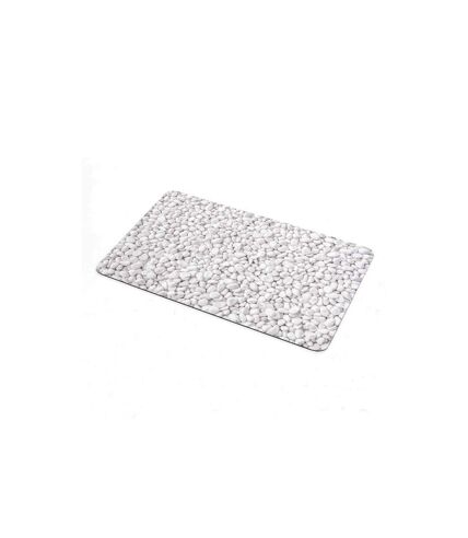 Tapis de Bain Imprimé Leandra 50x80cm Gris