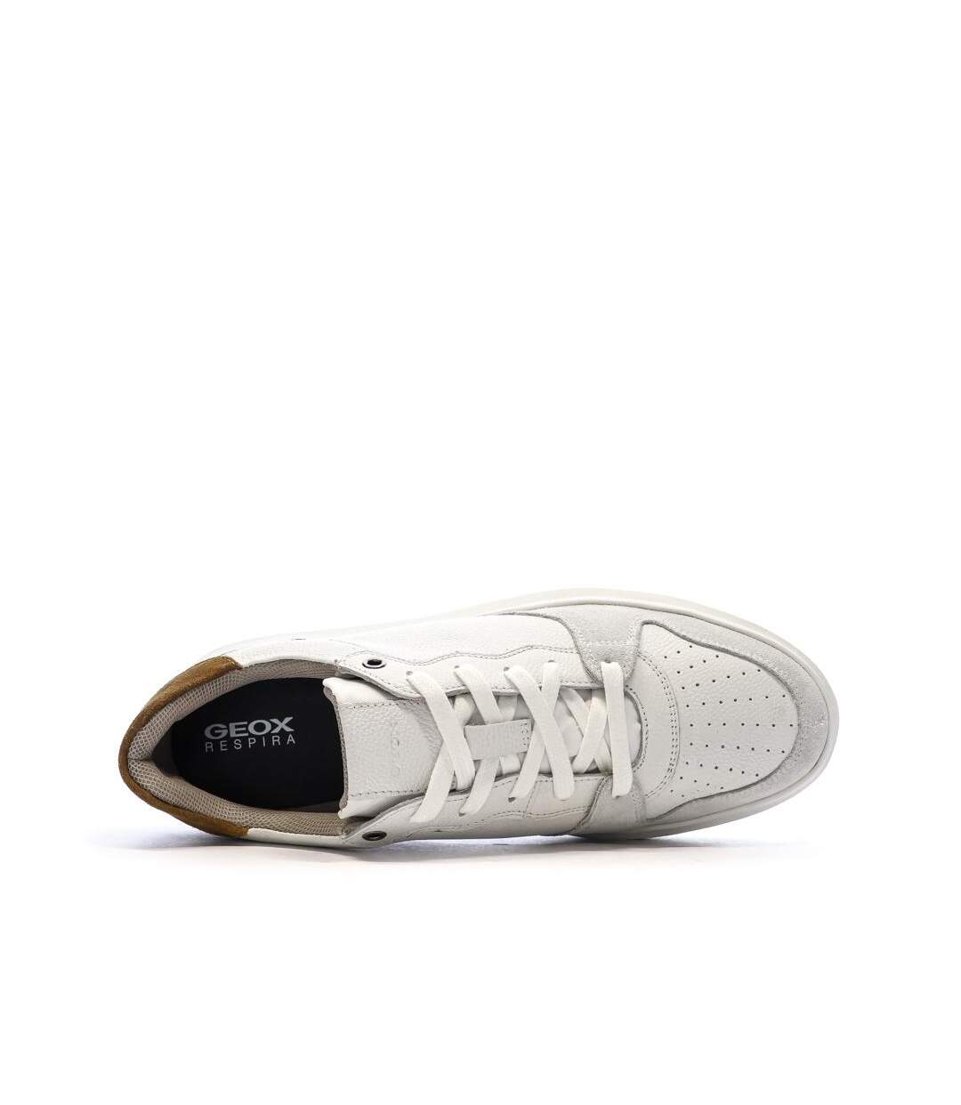 Baskets blanches homme geox deiven-3