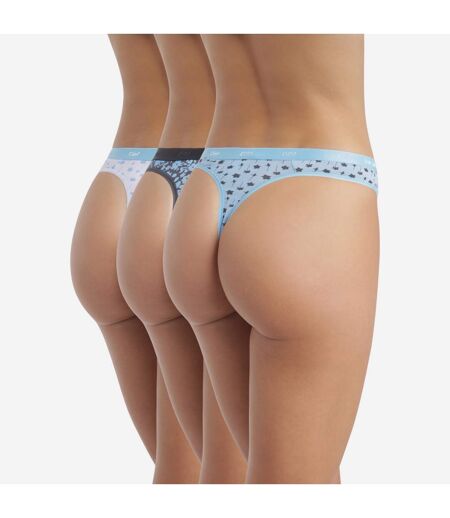 Lot de 3 Strings Les Pockets Coton