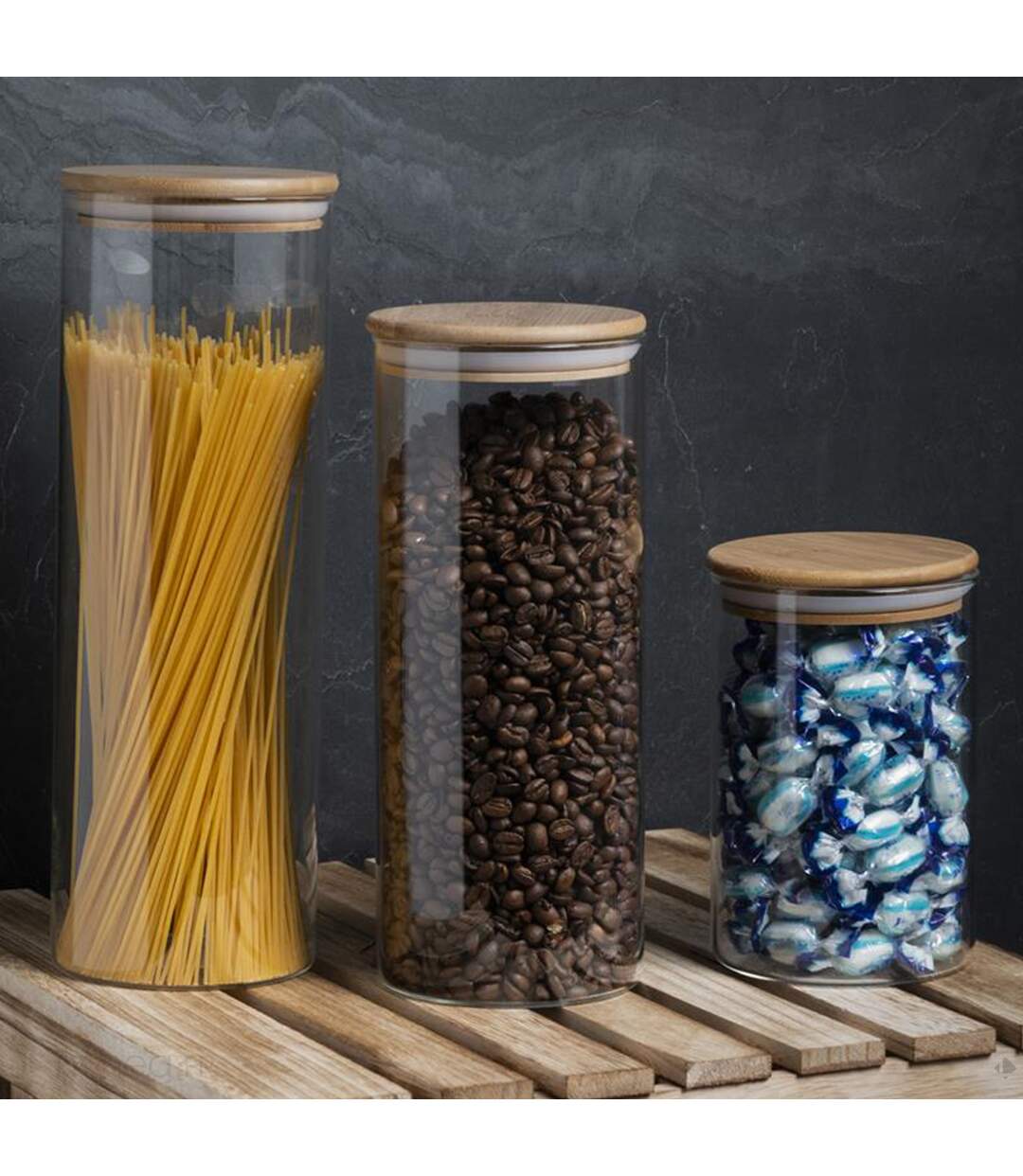 Bocal de rangement aliments en verre-3