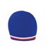 Bonnet National Adulte Bleu Roi Blanc Rouge Result Winter Essentials-1