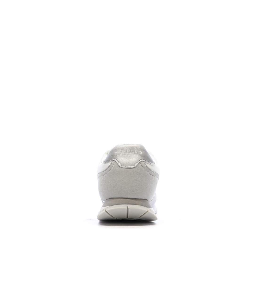 Baskets blanches/grises femme us polo assn fs1-3
