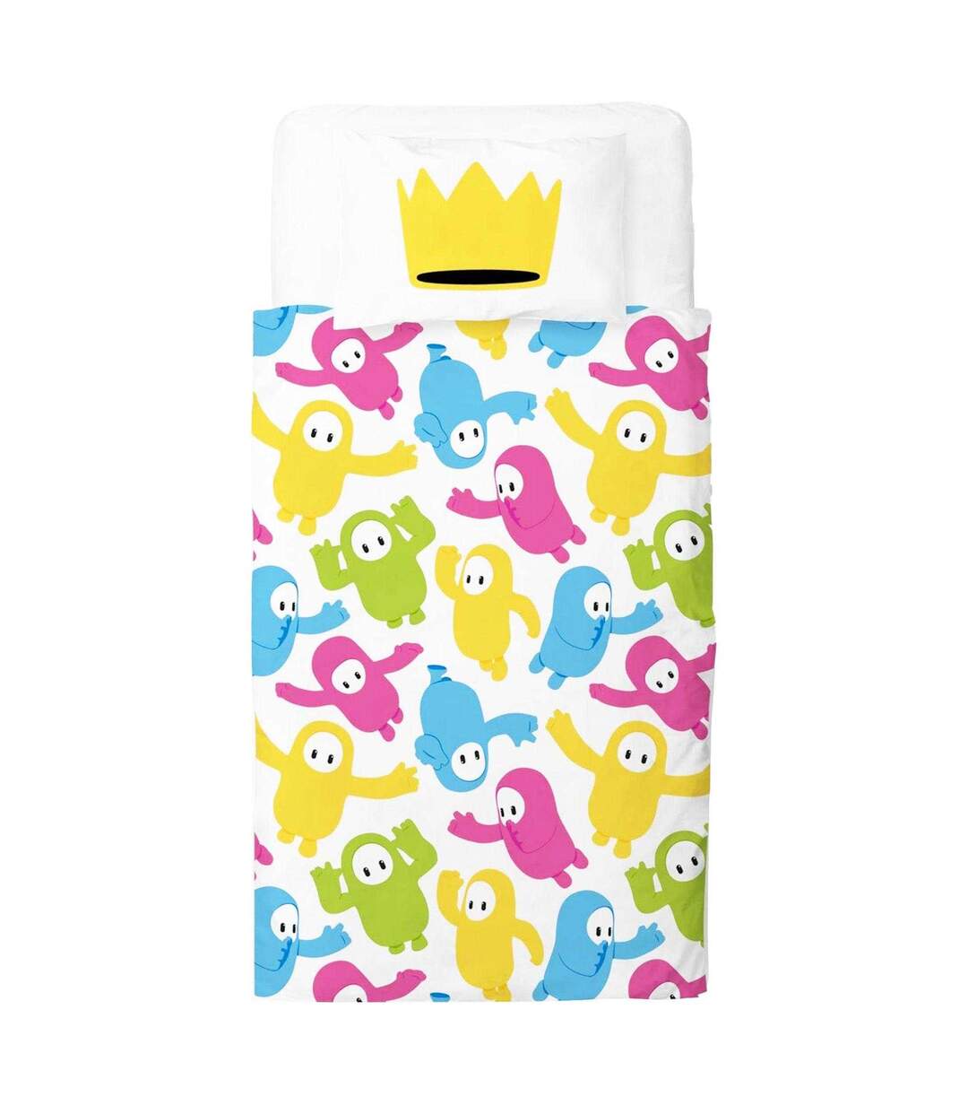 Reversible Duvet Set Multicoloured Fall Guys-1