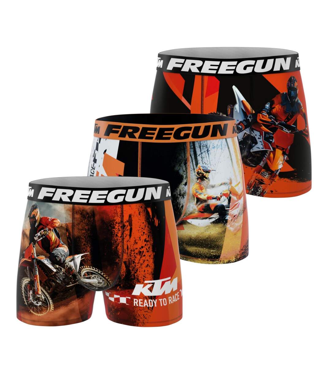 Lot de 3 boxers homme KTM Freegun-1