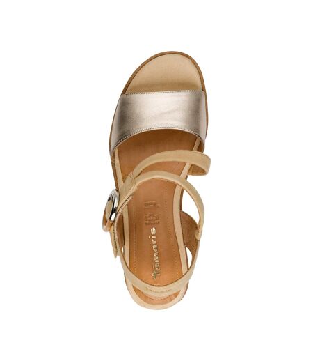 Sandales Compensées Cuir Tamaris