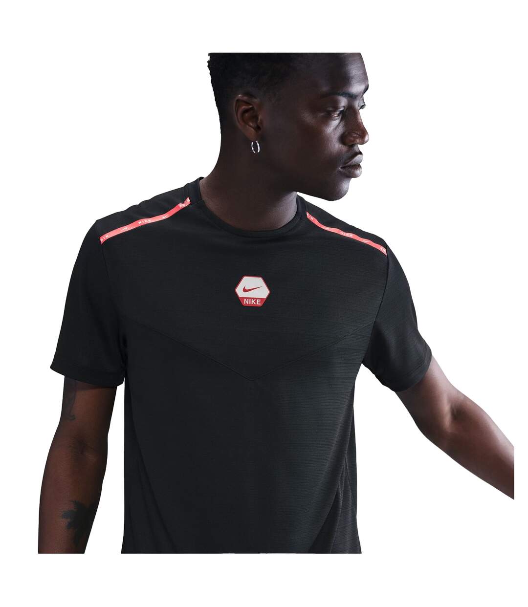 T-shirt Motif/style Hexagone Homme Noir Nike-4