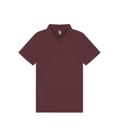 Polo femme pourpre Casual Classic