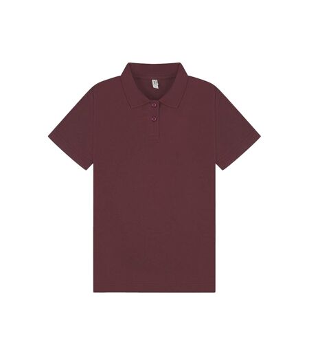 Polo femme pourpre Casual Classic