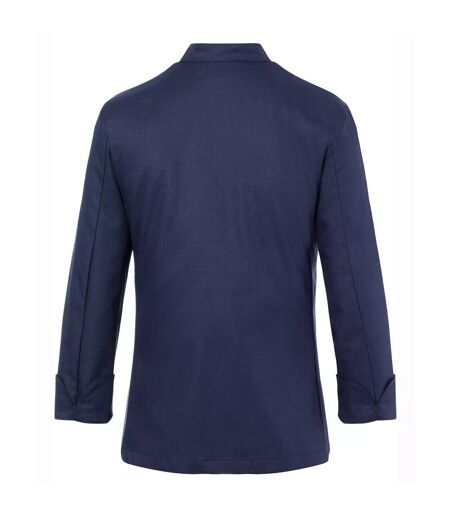 Womens/ladies Larissa Chef Jacket Navy Karlowsky