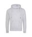 Sweat À Capuche Adulte Gris Chiné Awdis-1